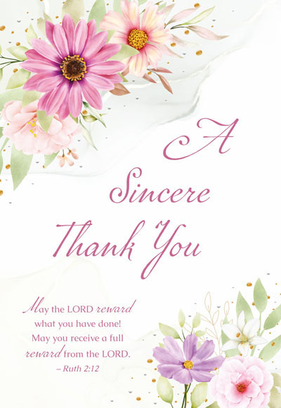 88543 thank you - 4 5/8 x 6 3/4 - glitter decoration & embossed